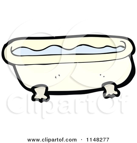 full clawfoot bath tub