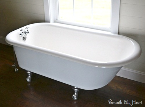 how to refinish an antique claw foot tub check out my new tub