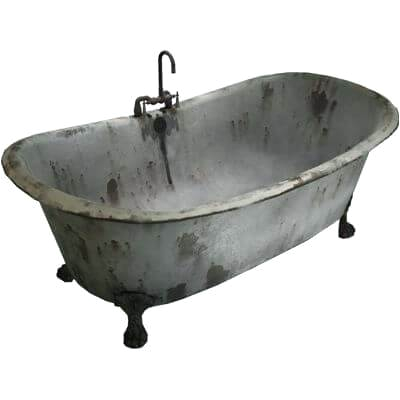 antique clawfoot bathtub vintage photo prop