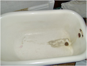 clawfoot tub repair refinishing
