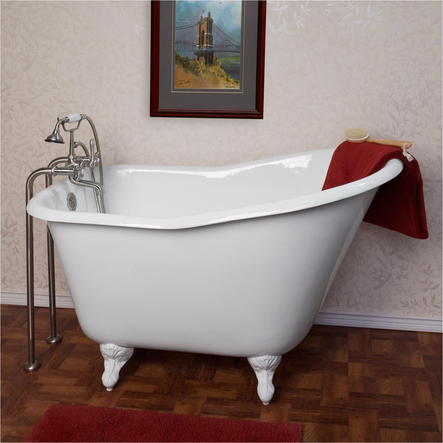 bring a vintage style for your bathroom with clawfoot tub dimensions