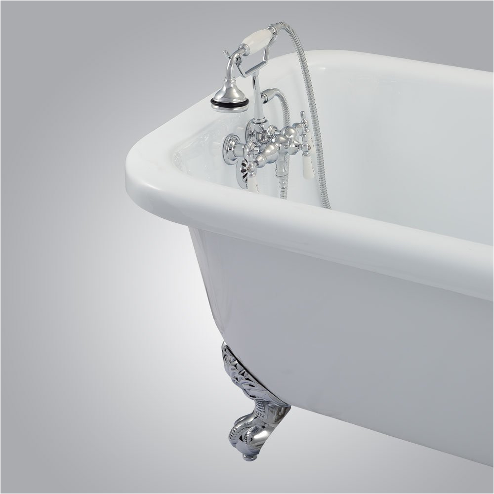 gorgeous clawfoot bathtub for luxury bathroom idea