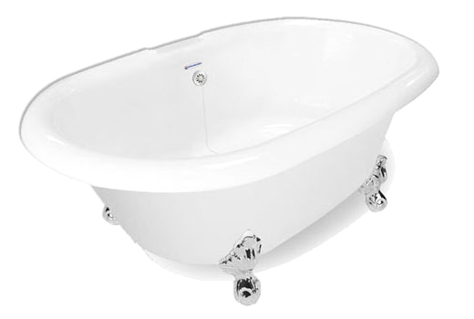 air jetted clawfoot tub champagne duchess by american bath factory