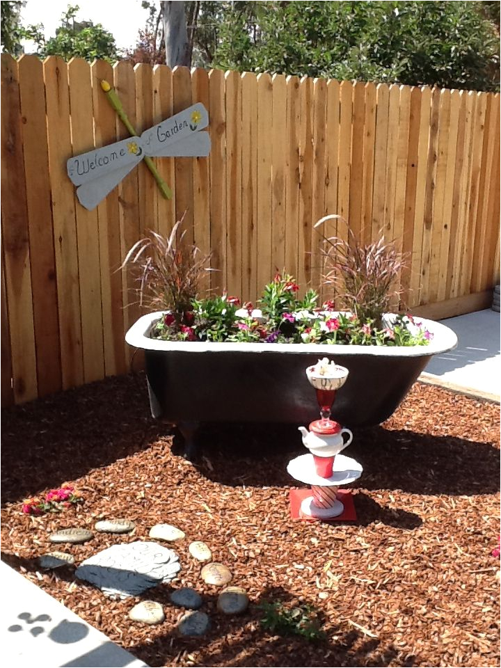 bathtub garden