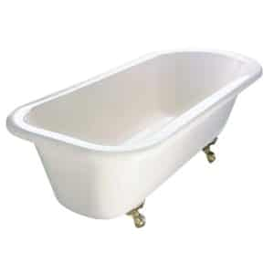 1760 high back claw foot bath