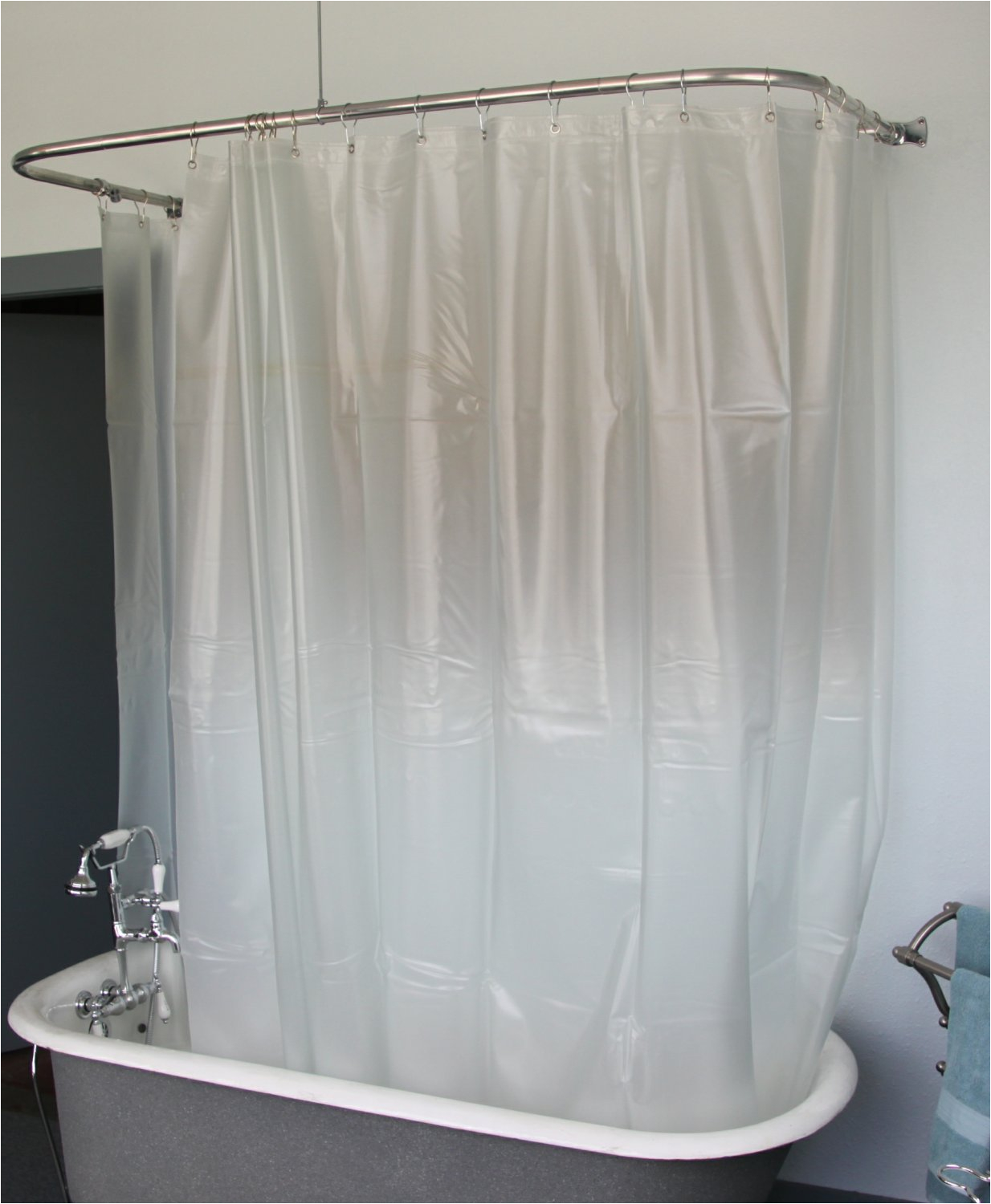Clawfoot Tub Liner Clawfoot Shower Curtain Opaque Less Magnets