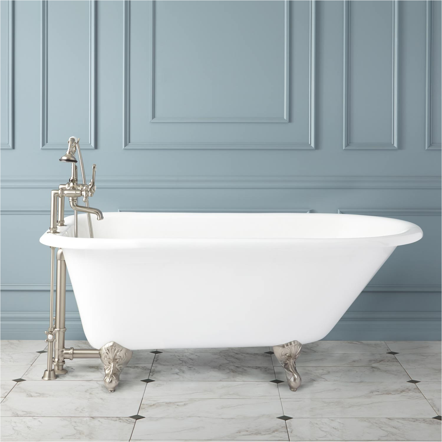 celine cast iron roll top clawfoot tub