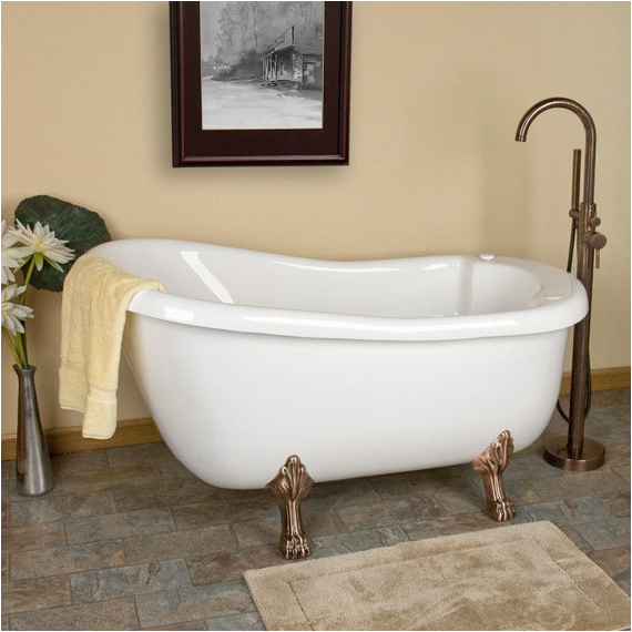 Clawfoot Whirlpool Bathtub Clawfoot Jetted Tub Clawfoot Tub with Air Massage