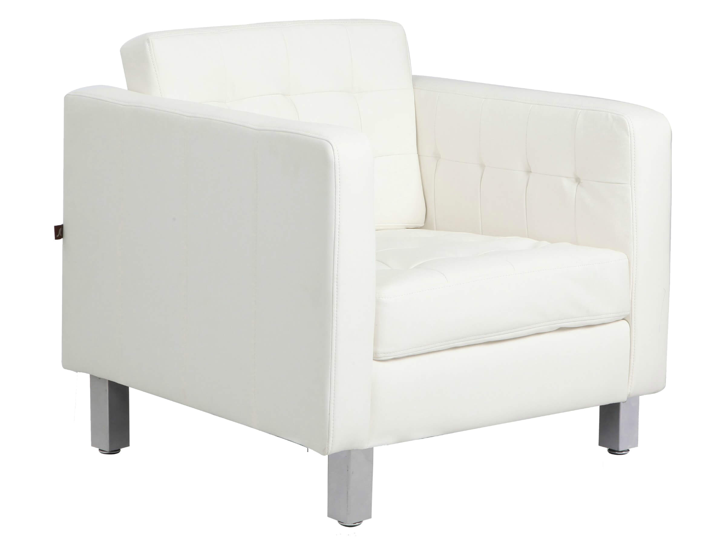 Coaster Bonded Leather Accent Chair White 37 White Modern Accent Chairs for the Living Room