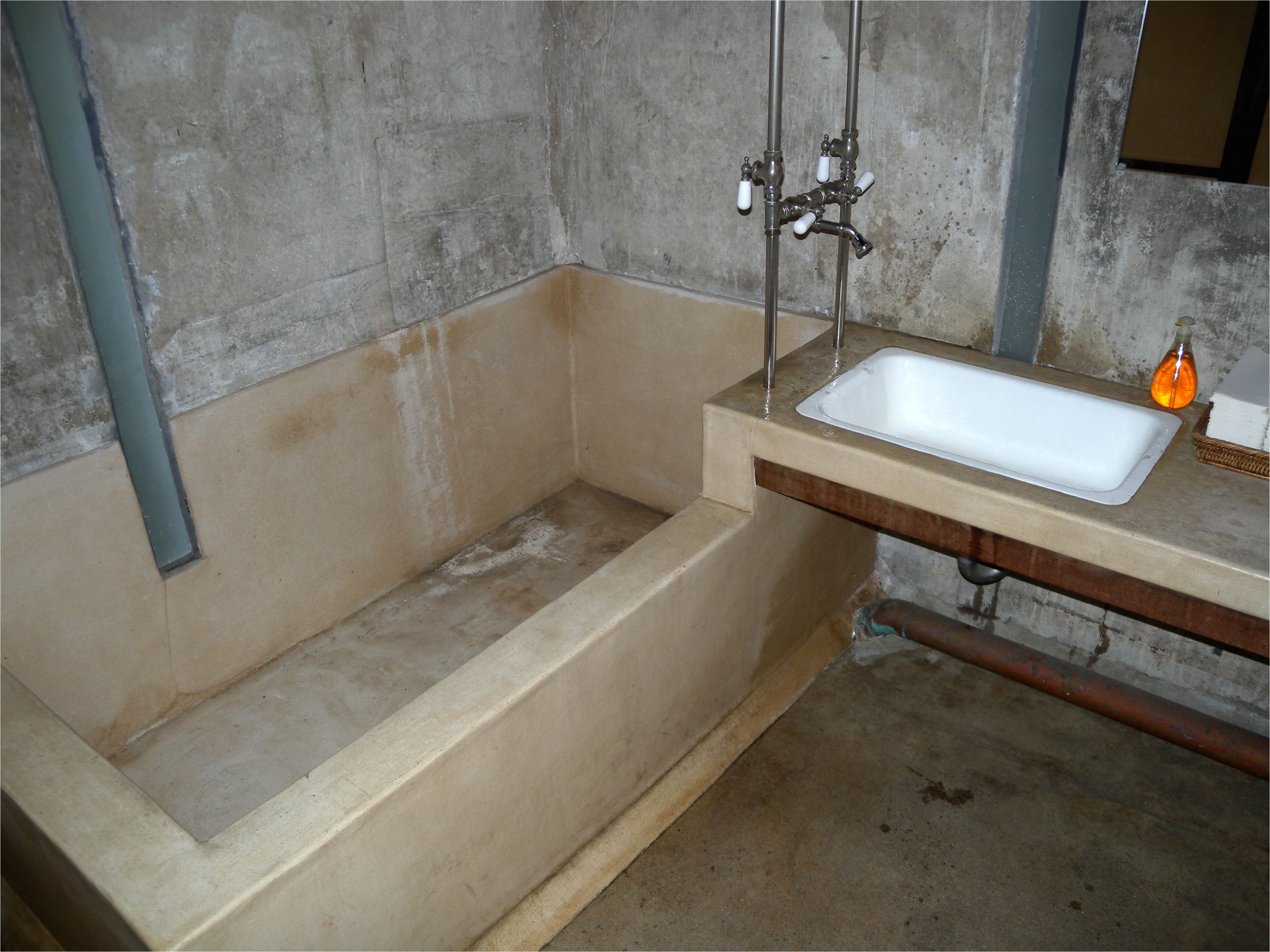 Concrete Bathtub Designs How to Move A Bathtub Drain In Concrete