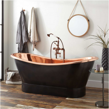 here copper clawfoot tub for sale