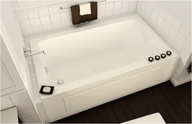 Deep Bathtubs 60 X 30 Maax Pose 60" X 30" Acrylic Drop In Alcove Bathtub