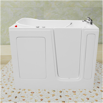 small deep soaking bathtub for old