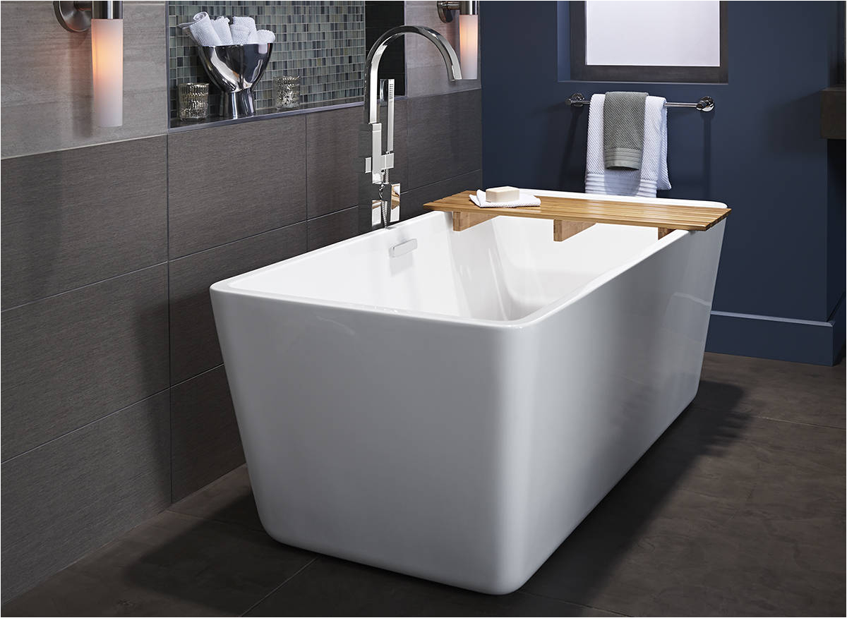 luxuriate with a deep soak in american standard freestanding tubs