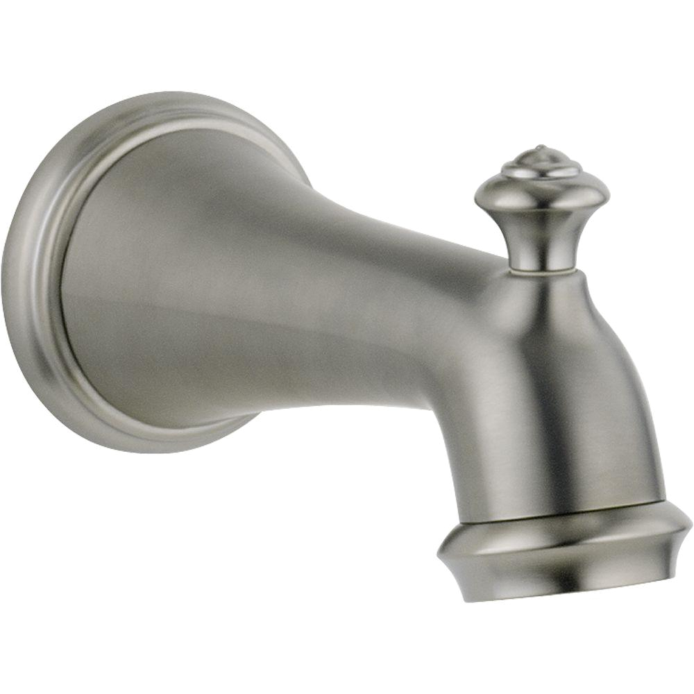 Delta Freestanding Bathtub Faucets Delta Victorian Pull Up Diverter Tub Spout In Stainless