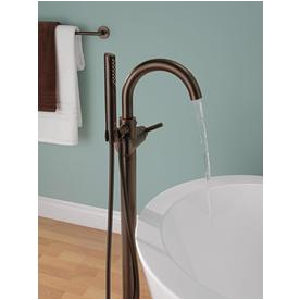 Delta Freestanding Tub Faucet Lowes Delta Contemporary Venetian Bronze 1 Handle Freestanding
