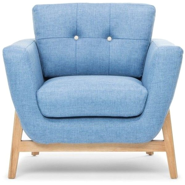 Denim Blue Accent Chair Tess Armchair Denim Blue $695 Liked On Polyvore