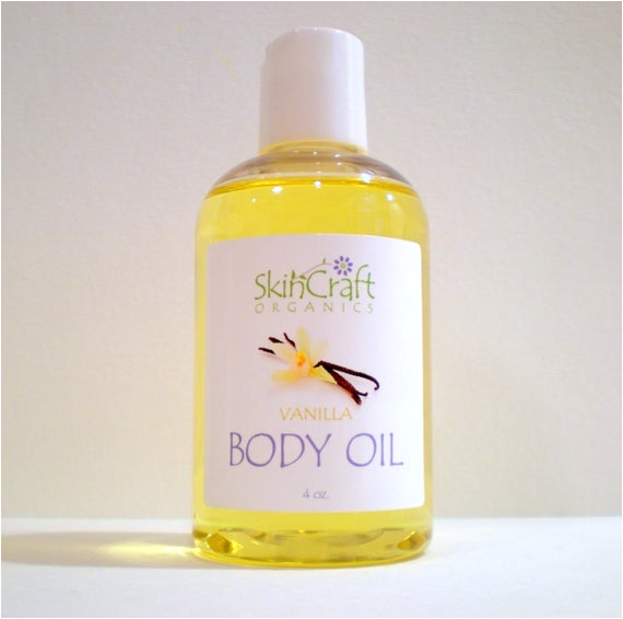 vanilla body oil bath oil massage oil