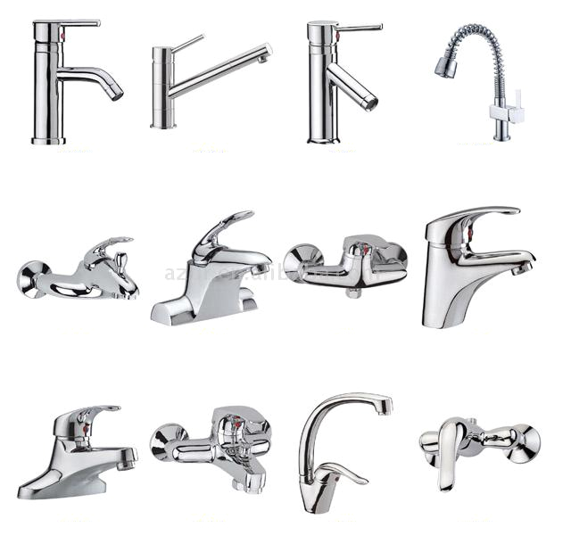 definition or types of faucets and showers