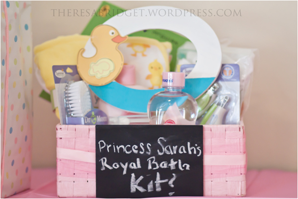 diy baby shower t bath time kit