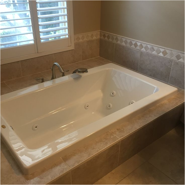 Drop In Jetted Bathtub Drop In Jetted Tub W Moen Eva Roman Tub Spout & Sprayer