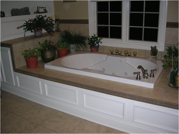 Drop In Tub with Surround Bathtub Tile Tub Surround