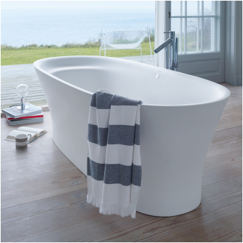 duravit cape cod freestanding soaker tub 73 l x 34 78 w x 24 58 h product