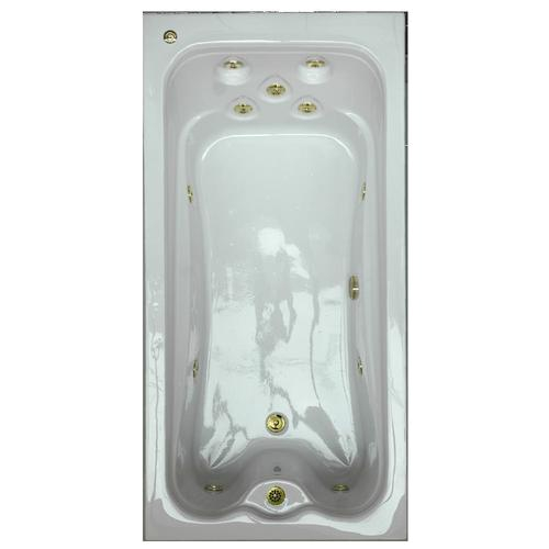 Elite Whirlpool Bathtub Watertech Elite 72" X 36" Massage Whirlpool Bathtub at