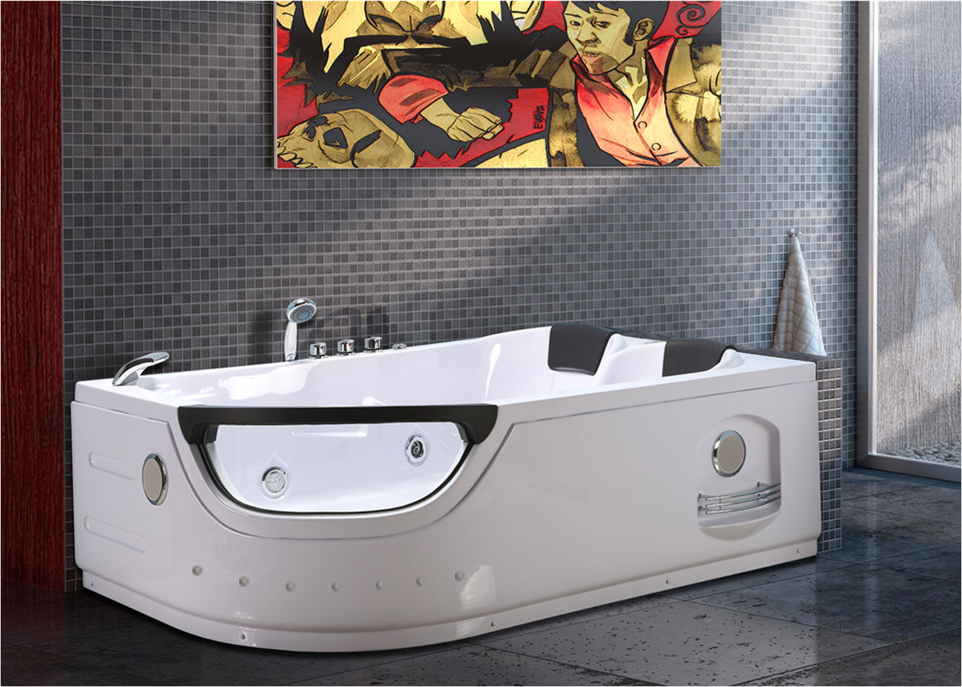 whirpool bathtub hot tub double pump elite