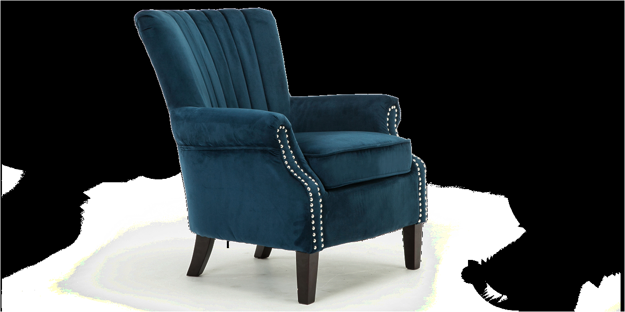 p 295 olenka accent chair in midnight blue velvet