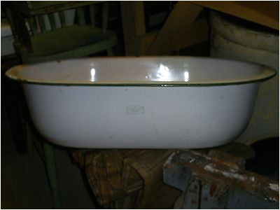 Enamel Baby Bathtub Antique Savory Ware Graniteware Enamel Wash Tub Baby