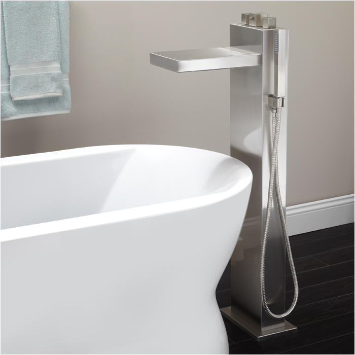 Faucet for Freestanding Bathtub Signature Hardware Grotto Freestanding thermostatic