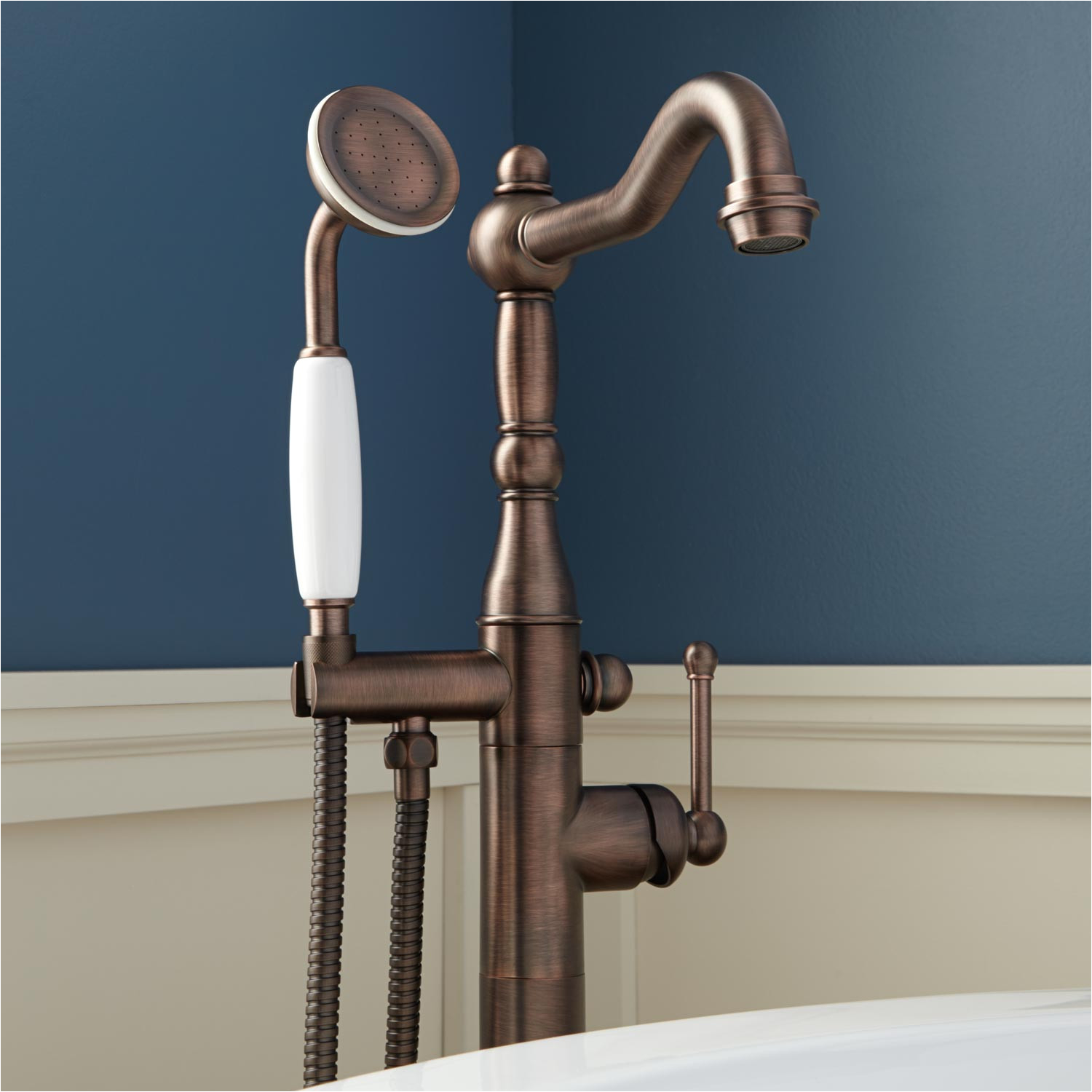 sidonie freestanding tub faucet with hand shower