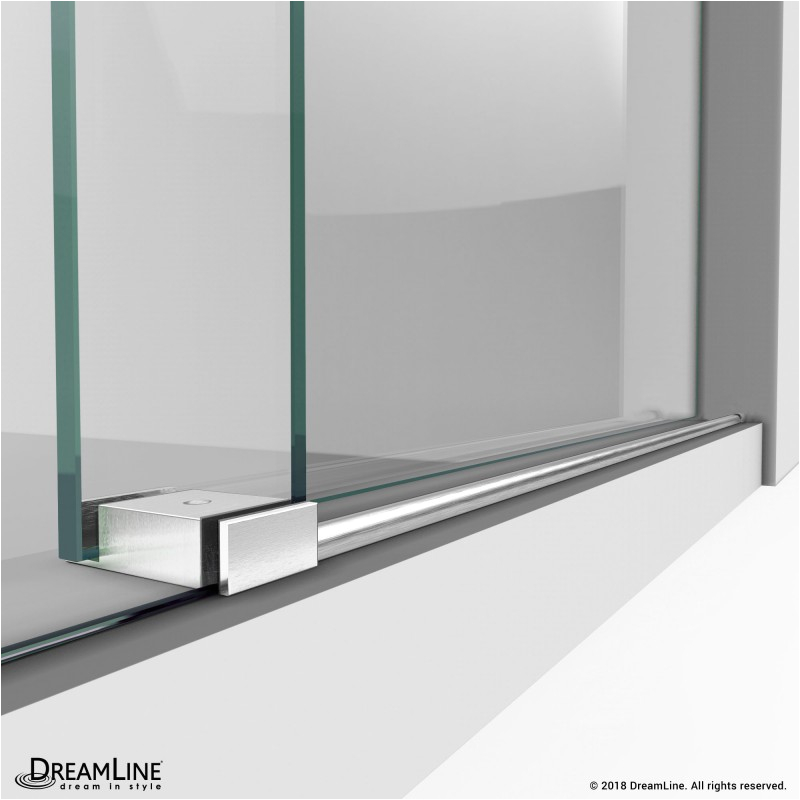 dreamline enigma x 44 to 48 in fully frameless sliding shower door shdr 07