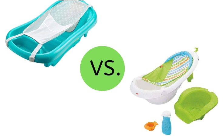 first years sure fort deluxe newborn to toddler tub vs fisher price 4 in 1 sling n seat tub