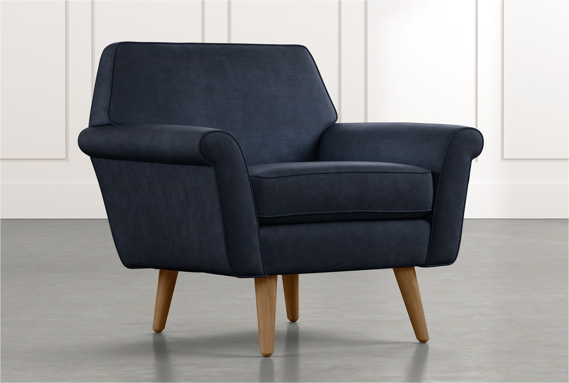 pdp cv05 patterson iii navy blue accent chair
