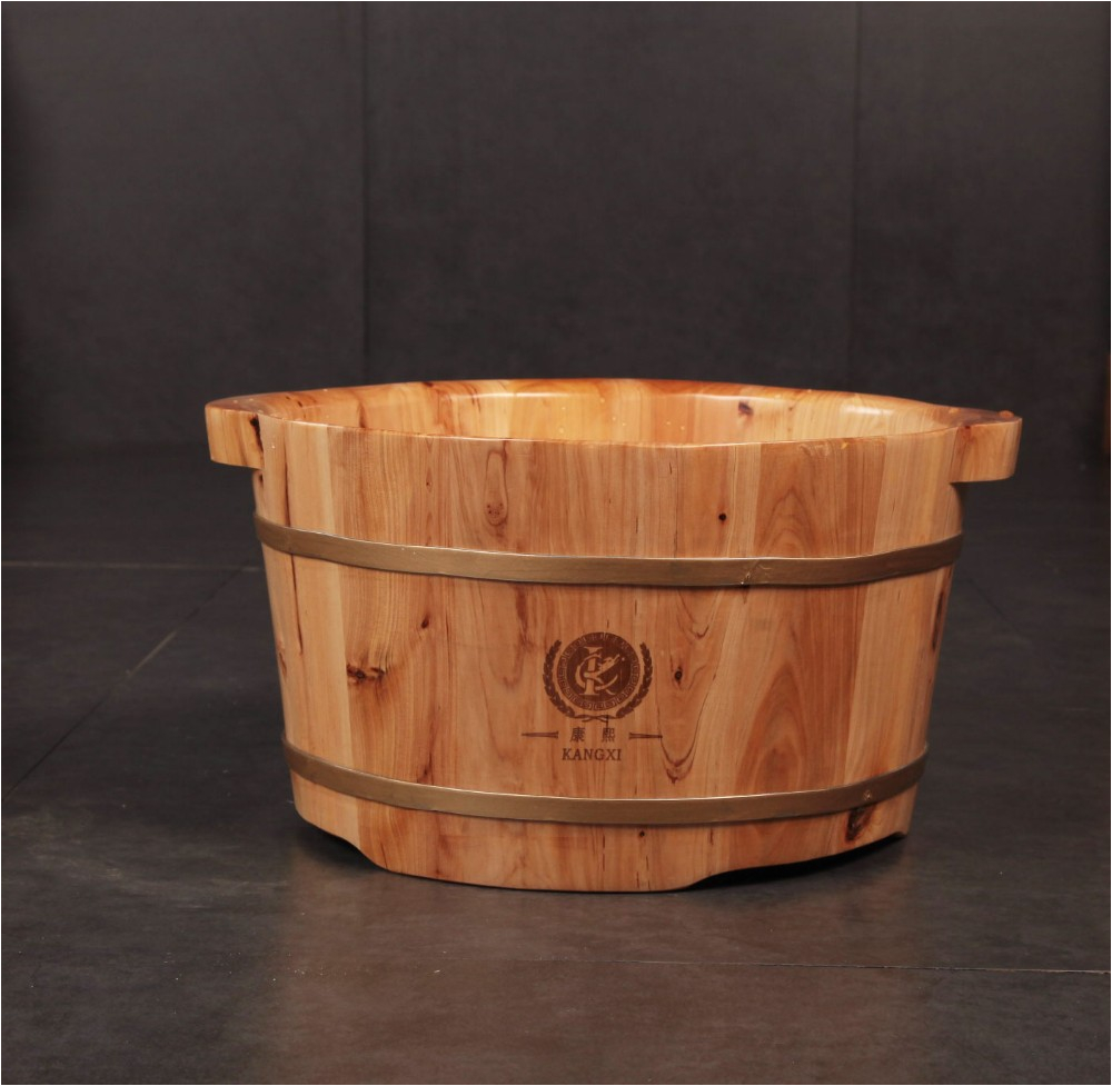 Wooden foot soaking basin foot spa