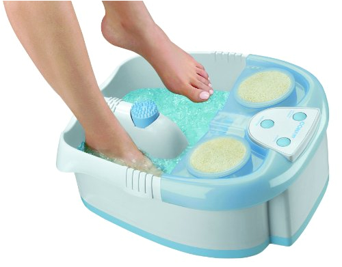 conair waterfall foot spa with lights bubbles and heat