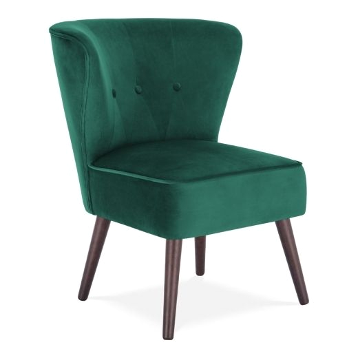 Forest Green Accent Chair Cult Living Penelope Accent Chair Velvet Upholstered