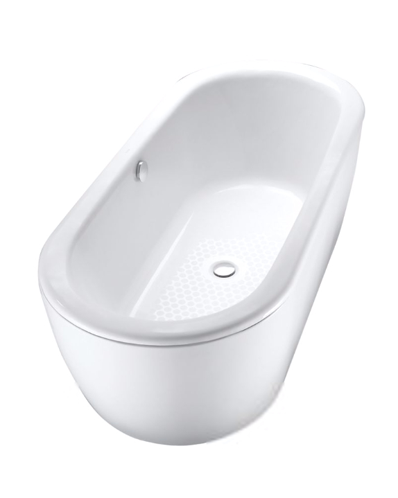 toto fbf794s 01d nexus free standing oval cast iron bathtub with center drain