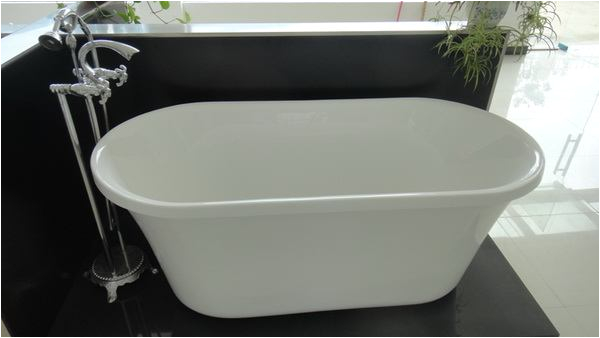 51 inch acrylic free standing soaking tub