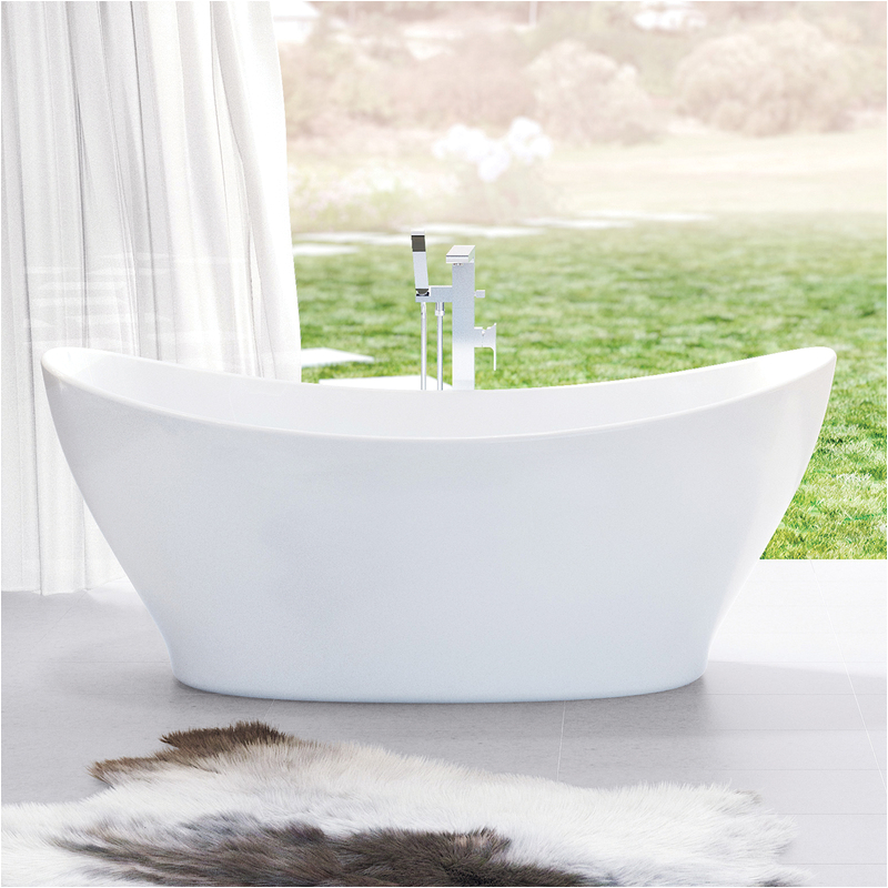 caroma cupid 1700 freestanding bath 2