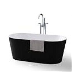 Freestanding Bathtub 1500 Natalia 1500 Back to Wall Corner Freestanding Bath