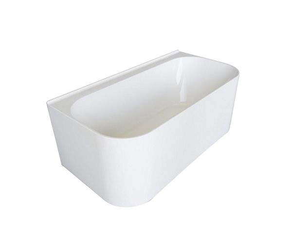 riviera 1600 d shape freestanding bath