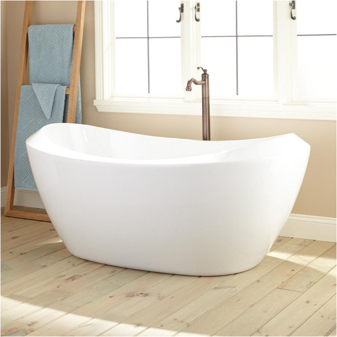 Freestanding Bathtub 55 55" Abescon Acrylic Freestanding Tub Bathroom