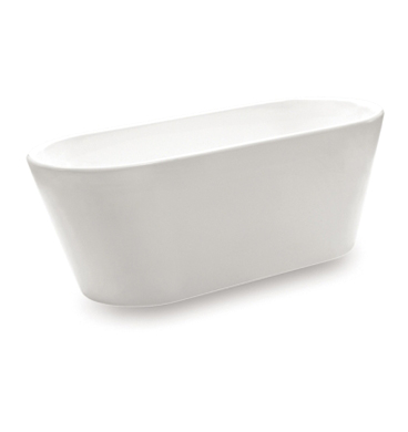 forme oval slim freestanding acrylic bath