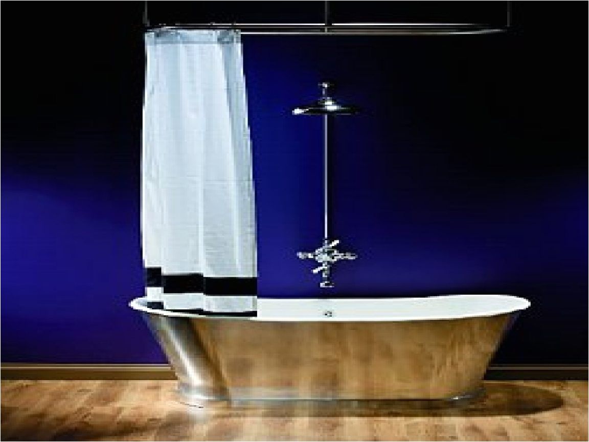 free standing shower curtain rod