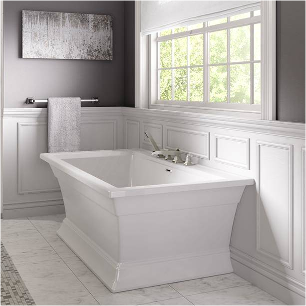 Freestanding Bathtub Deck Mount Faucet town Square S Freestanding Tub