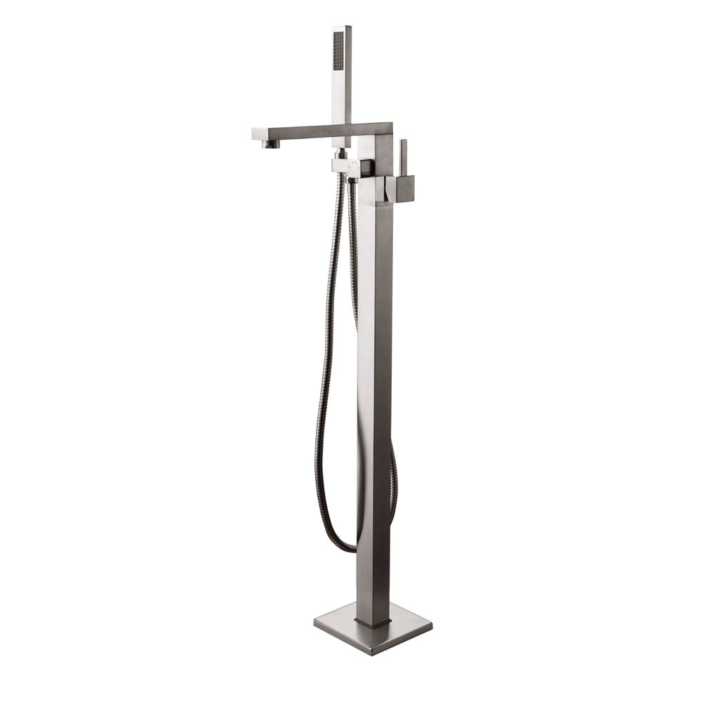 Freestanding Bathtub Faucet Parts Modern Floor Mount Freestanding Bath Tub Faucet Filler In