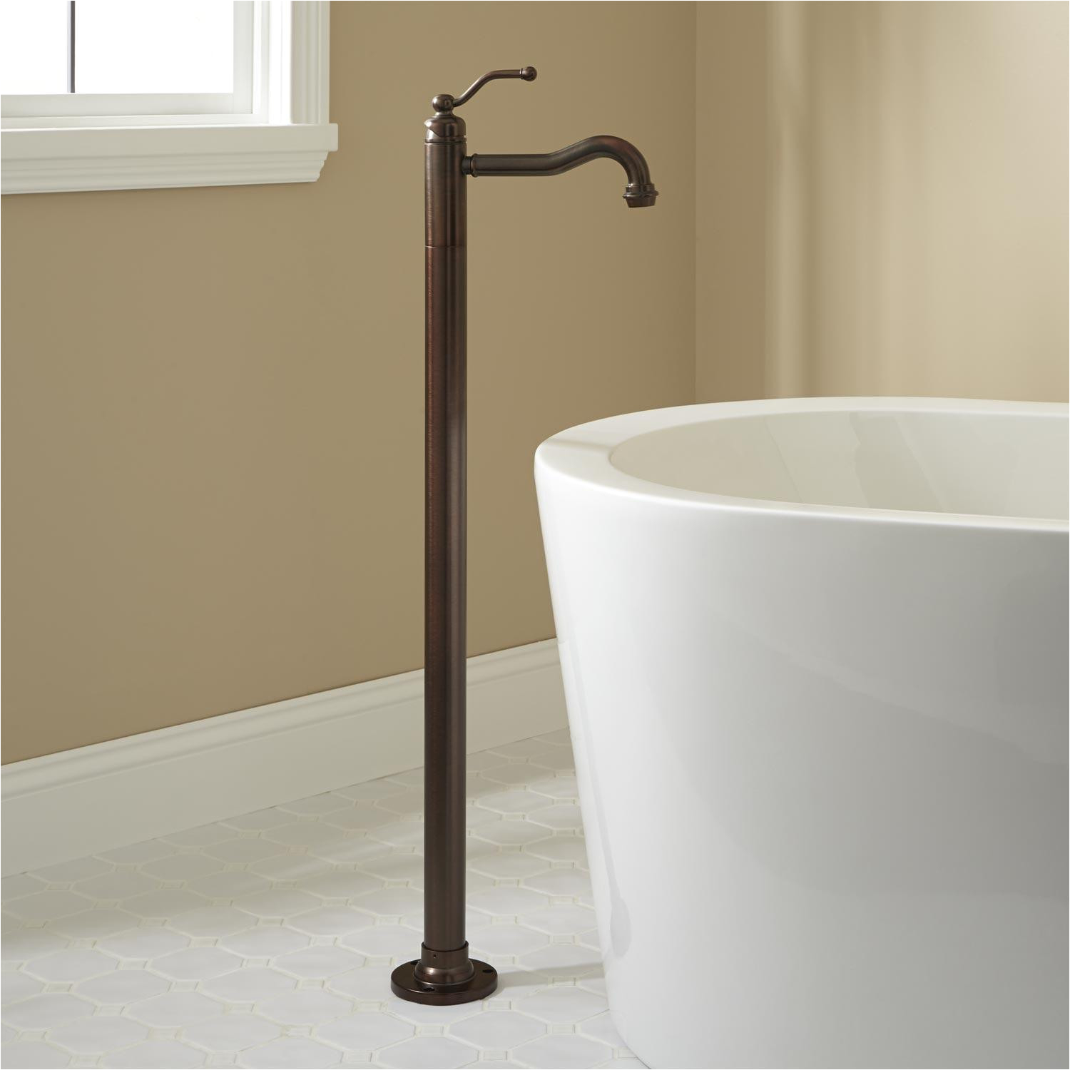 leta freestanding tub faucet